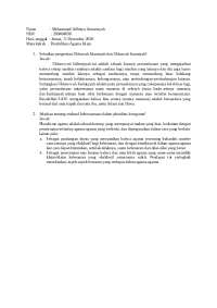 agama islam semester 1