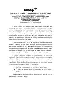 Resenha sobre Gerenciamento Eletronico de Documentos UNESP