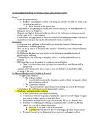 Health Sciences 4510g mental health