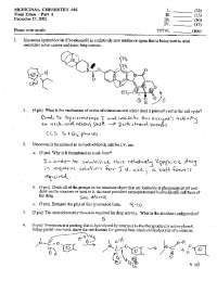 Medicinal chemistry final key