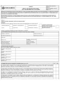 FORMATOS ÚNICOS PARA TRÁMITES EN SUCAMEC