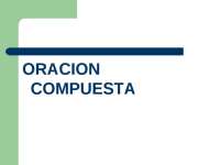 teoría de oraciones compuestas