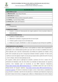 Plano de aula envolvendo simulador na área de química