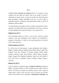 Área de Livre Comércio das Américas (ALCA): Objetivos, Países-Membros e História