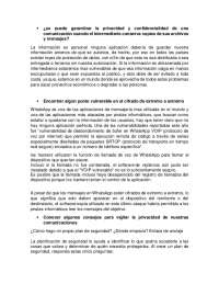 Seguridad Digital: Preguntas y Ejercicios para la Protección de la Privacidad