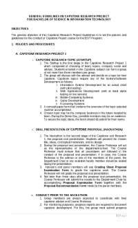 Capstone Manual and its predecessors