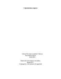 criptografia criptografia  TRABAJO COMPLETO