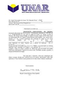 Solicitação de Autorização para Estágio