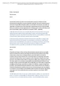 Casos Concretos Direito intenacional 1-16