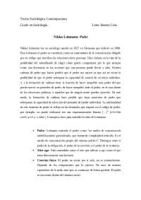 Comentario "Poder" Niklas Luhmann