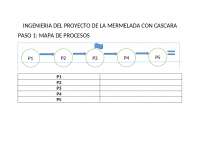 Mapas de Procesos en Ingeniería de Proyectos: El Caso de la Mermelada con Cascara