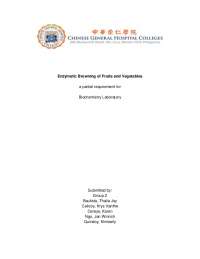 Enzymatic Browning: Apple and Potato