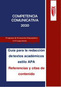 GUIA DE REDACCION DE TEXTOS ESTILO APA
