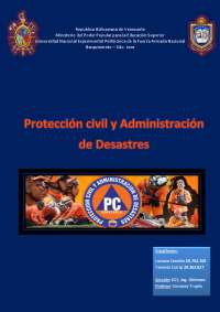 Protección civil y administracion de desastres