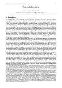 Notas de aula de relatividade especial