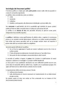 Sociologia dei fenomeni politici G. Piazza