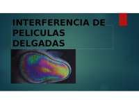 interferencia particulas delgadas