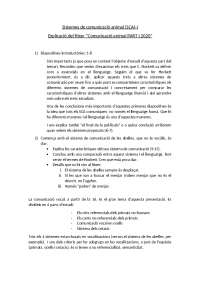 Explicación sobre Sistemas de Comunicación Animal (SCA) - Parte I - Prof. Aduritz