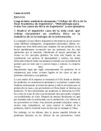 Ejercicio de resolucion de problemas de etica