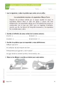 Repaso Lengua tema 10 SM 3º primaria - Docsity