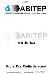 Apostila de dentistica para concursos