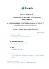 PESQUISA PRATICA EM EDUCAÇÃO
