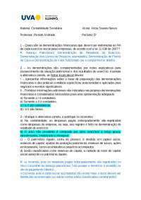 Questões sobre Contabilidade Societária