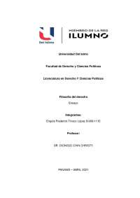 Influencia del cristianismo en el Derecho Panameño(Filosofía del derecho actividad 3)