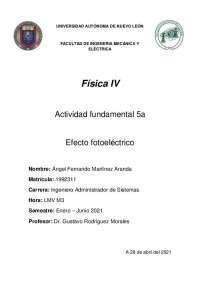 Actividad 5a FIsica IV