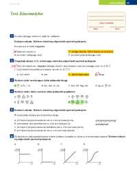Test Kinematyka test | Testy Fizyka | Docsity