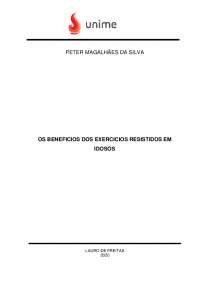 Os beneficios do treinamento resistido para idosos