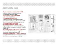 Tavole a mano in rilievo dell'architettura