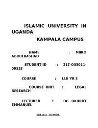 Drug abuse and the law in Uganda