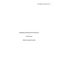 Essay: Integrating Technology into the Classroom
