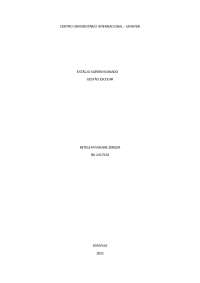 Relatório de estágio gestão educacional