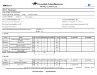 MATRIZ CURRICULAR CIÊNCIA DA COMPUTAÇÃO UFF