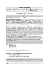 Proyect Charter Empresa Ideal SAC