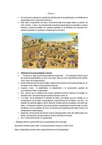 Tema 1 De Arqueología I Docsity