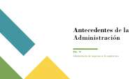 Antecedentes e historia de la administración en México