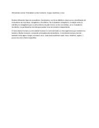 Microbiota Humana: Mutualismo entre Humanos, Fungos, Bactérias e Vírus