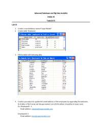 Tutorial Big Data Analytics - Docsity