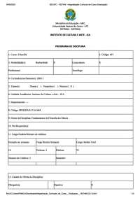ementa psicologia na disciplina de psicologia