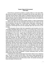 Eastern States Air Environment Case Study