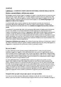 Igiene ESAME Scienze dell'educazione