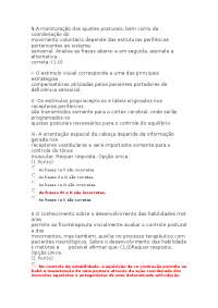 CONTROLE MOTOR E NEUROCIÊNCIA QUIZ