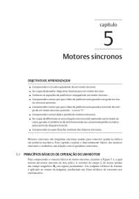Motores síncronos - Exercícios resolvidos e questões que costumam cair