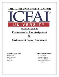 Environment Impact assessment