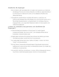 Síndrome de Asperger: Características, Comunicación y Relaciones Sociales