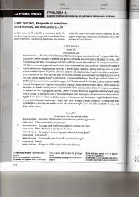 Testo su goldoni esercitazione tipologia A