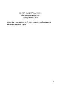 BREVET BLANC N°2 avril 2021 Histoire-géographie-EMC 
